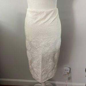 NWT White Pencil Skirt